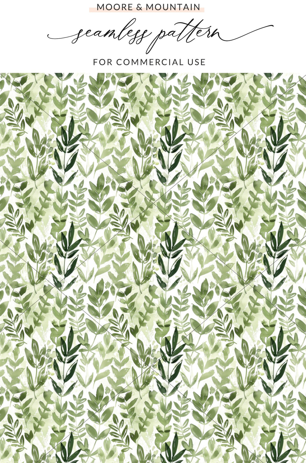Moore Mountain Seamless Pattern for Commercial Use