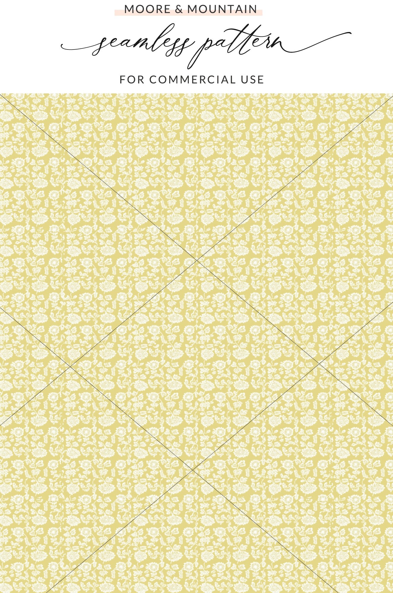 Floral Seamless Pattern for Commercial Use Product