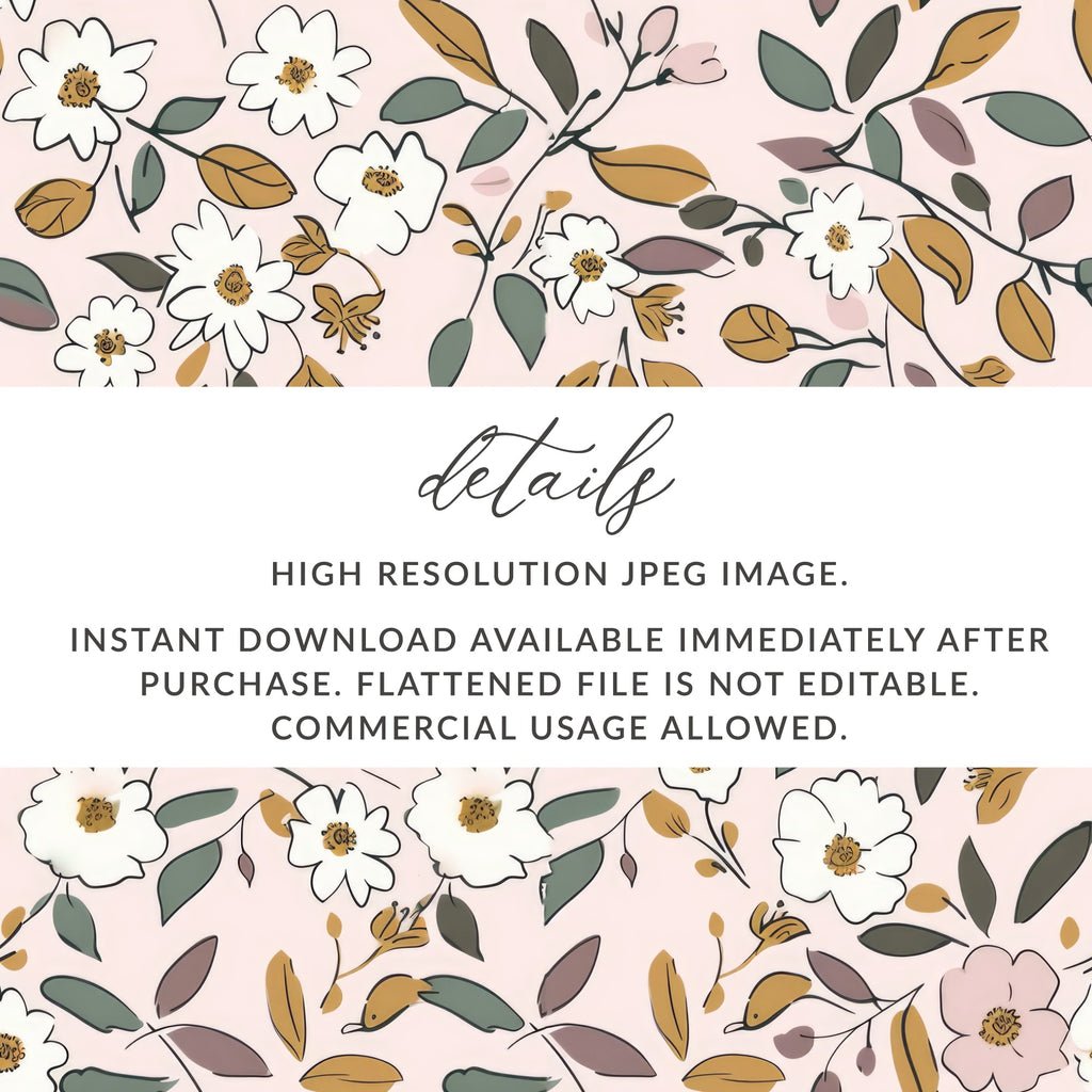 Floral Pattern High Resolution JPEG Image Commercial Usage