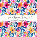 Vibrant Watercolor Floral Seamless Pattern product type
Watercolor, Floral, Seamless, Pattern, Vibrant, Flowers, Abstract floral, Botanical, Spring, Summer, Colorful, Artistic, Hand painted, Pink flowers, Yellow flowers, Blue leaves, Nature inspired, Digital pattern, Textile design, Bright floral