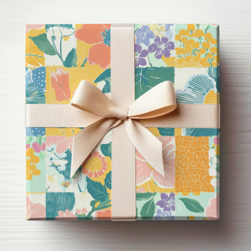 Bright Floral Patterned Gift Box for Special Occasions