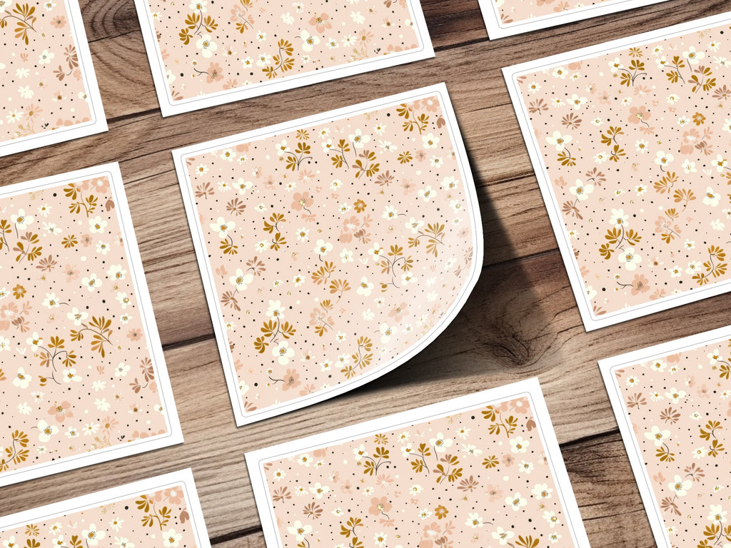 Beautiful Floral Patterned Paper for Crafting Projects