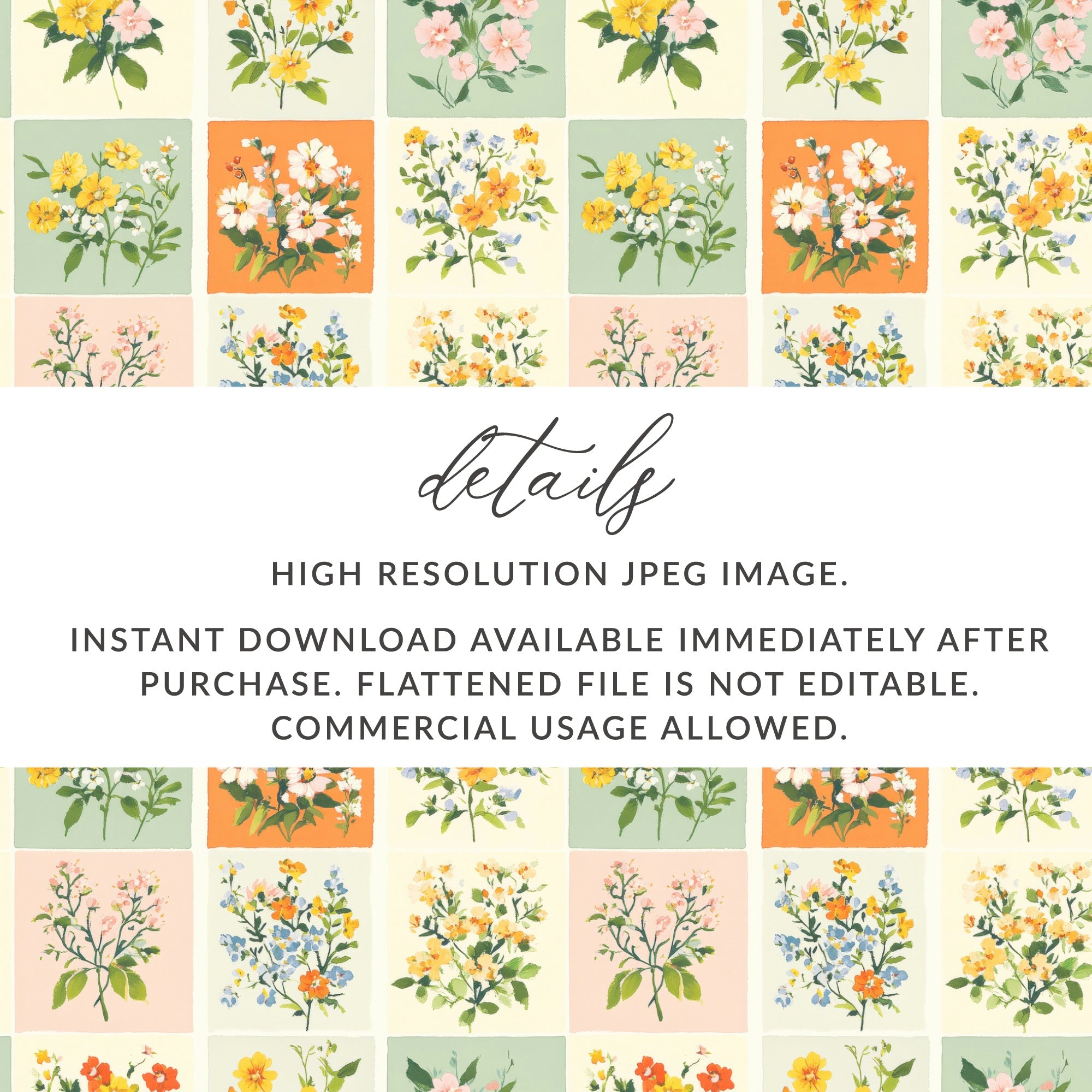 High Resolution JPEG Image Instant Download Product