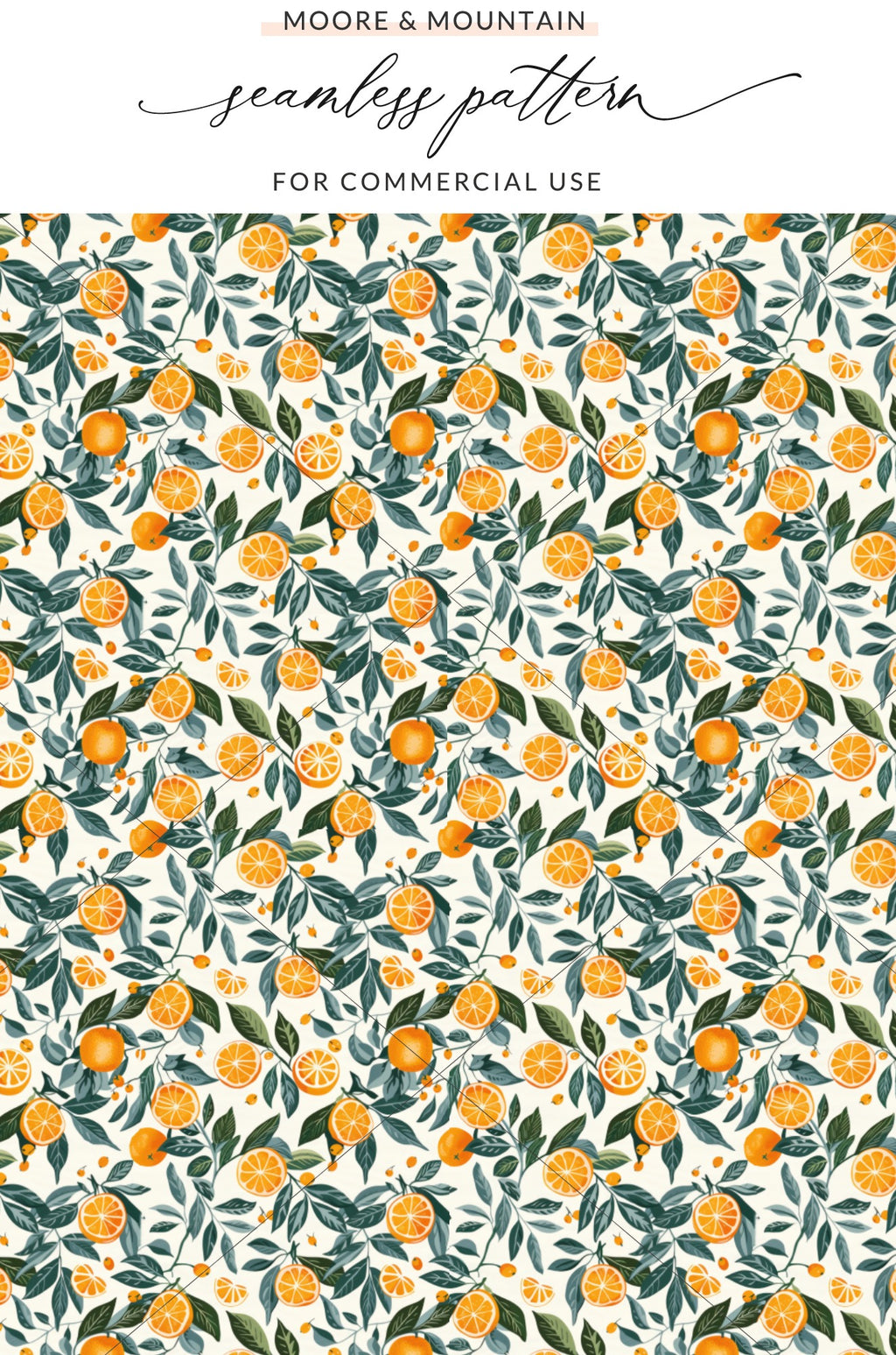 Moore Mountain Seamless Pattern for Commercial Use