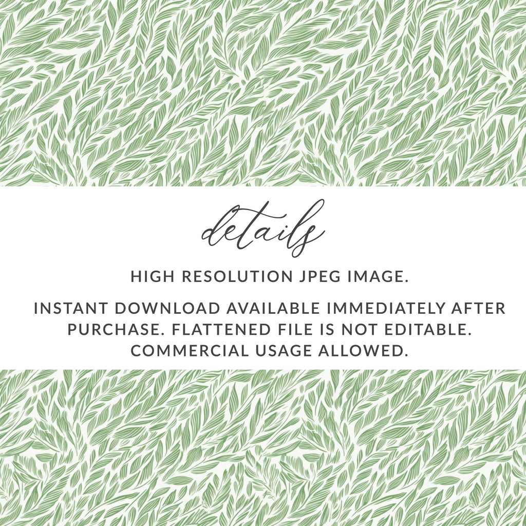 High Resolution Leaf Pattern Instant Download Image