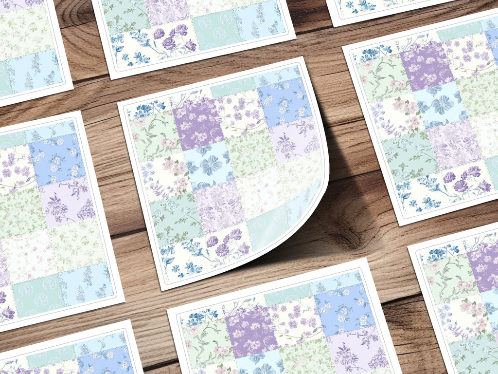 Pastel Floral Pattern Print High-Quality Paper Product