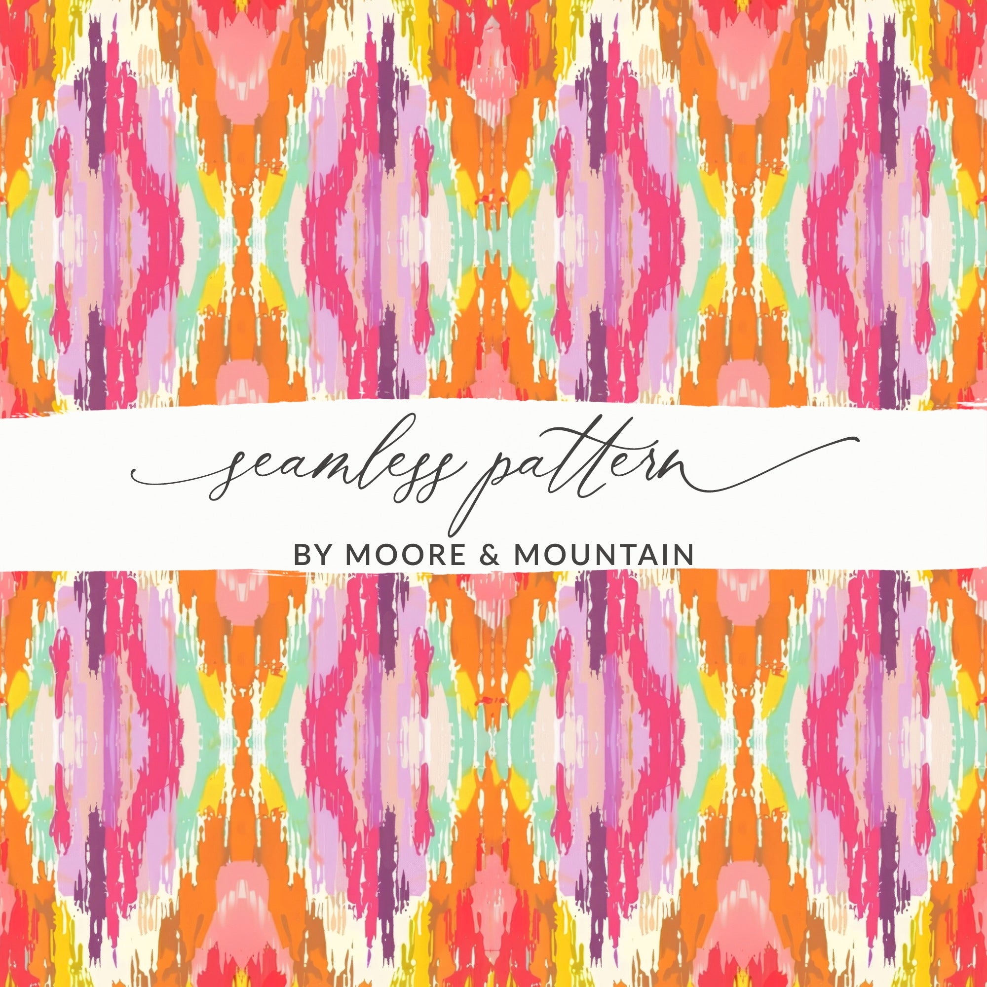 Vibrant Seamless Pattern by Moore & Mountain Design