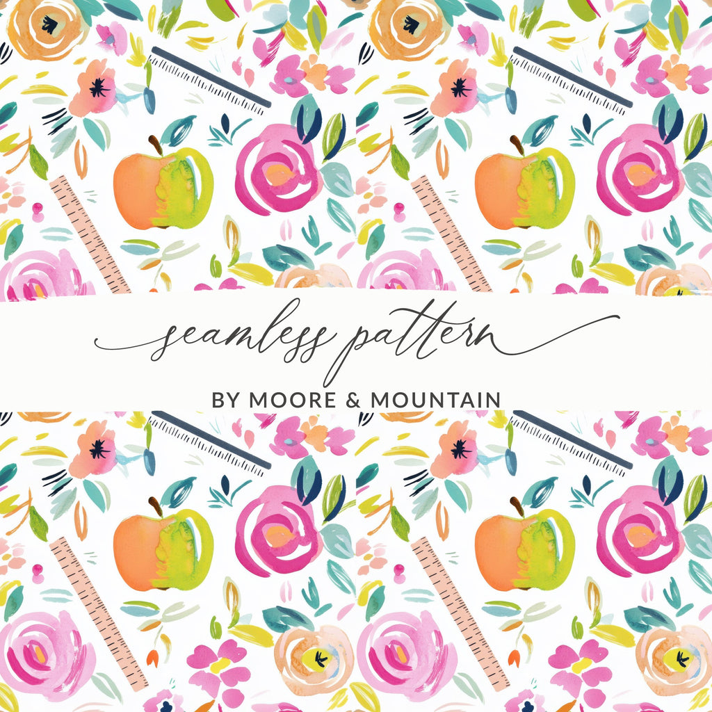 Seamless Pattern by Moore and Mountain Digital Design
