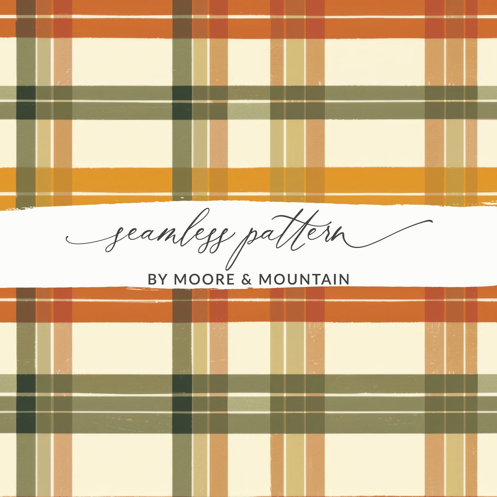 Autumn Tartan Plaid Seamless Pattern Downloadable Design