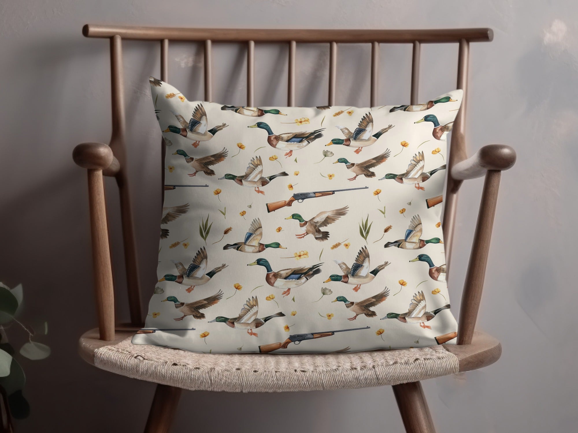 Duck Themed Decorative Cushion for Cozy Home Decor