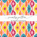 Vibrant Multicolor Seamless Pattern by Moore & Mountain