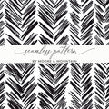 Black and White Abstract Doodle Geometric Digital Paper, Seamless Pattern for Crafts, Fabric, Background, Printable Art - Moore and Mountain
