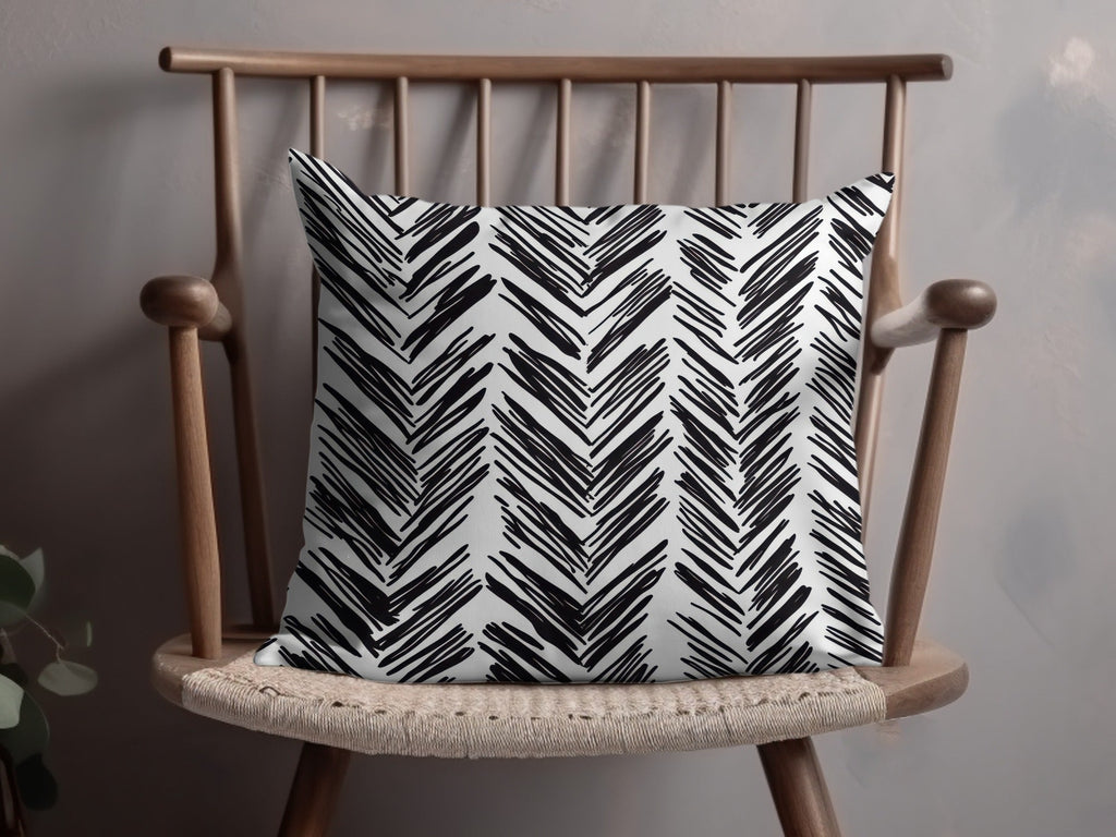 Black and White Abstract Doodle Geometric Digital Paper, Seamless Pattern for Crafts, Fabric, Background, Printable Art - Moore and Mountain