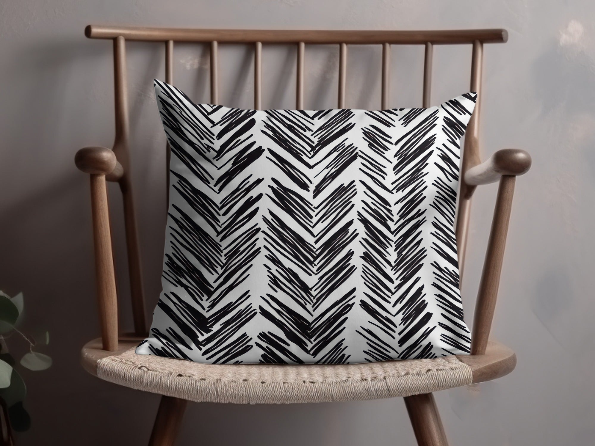 Black and White Abstract Doodle Geometric Digital Paper, Seamless Pattern for Crafts, Fabric, Background, Printable Art - Moore and Mountain