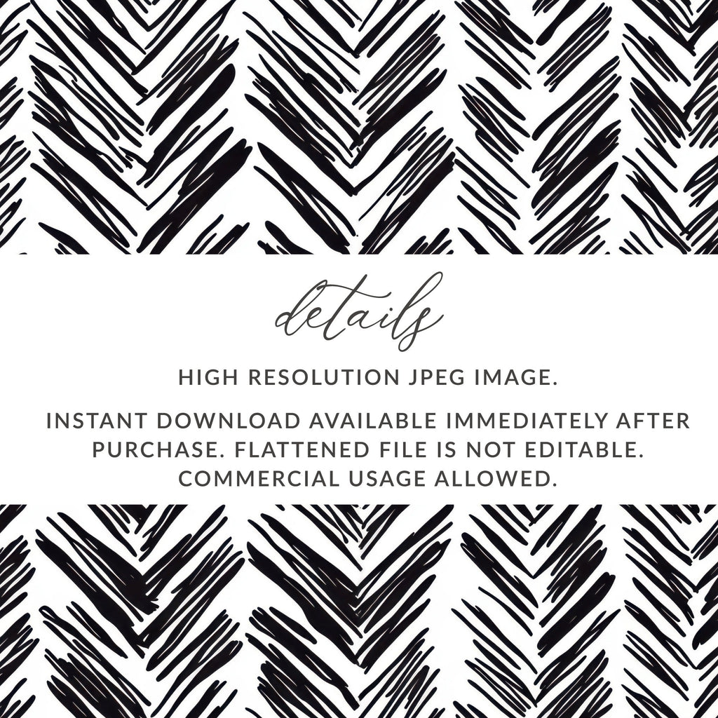 Black and White Abstract Doodle Geometric Digital Paper, Seamless Pattern for Crafts, Fabric, Background, Printable Art - Moore and Mountain