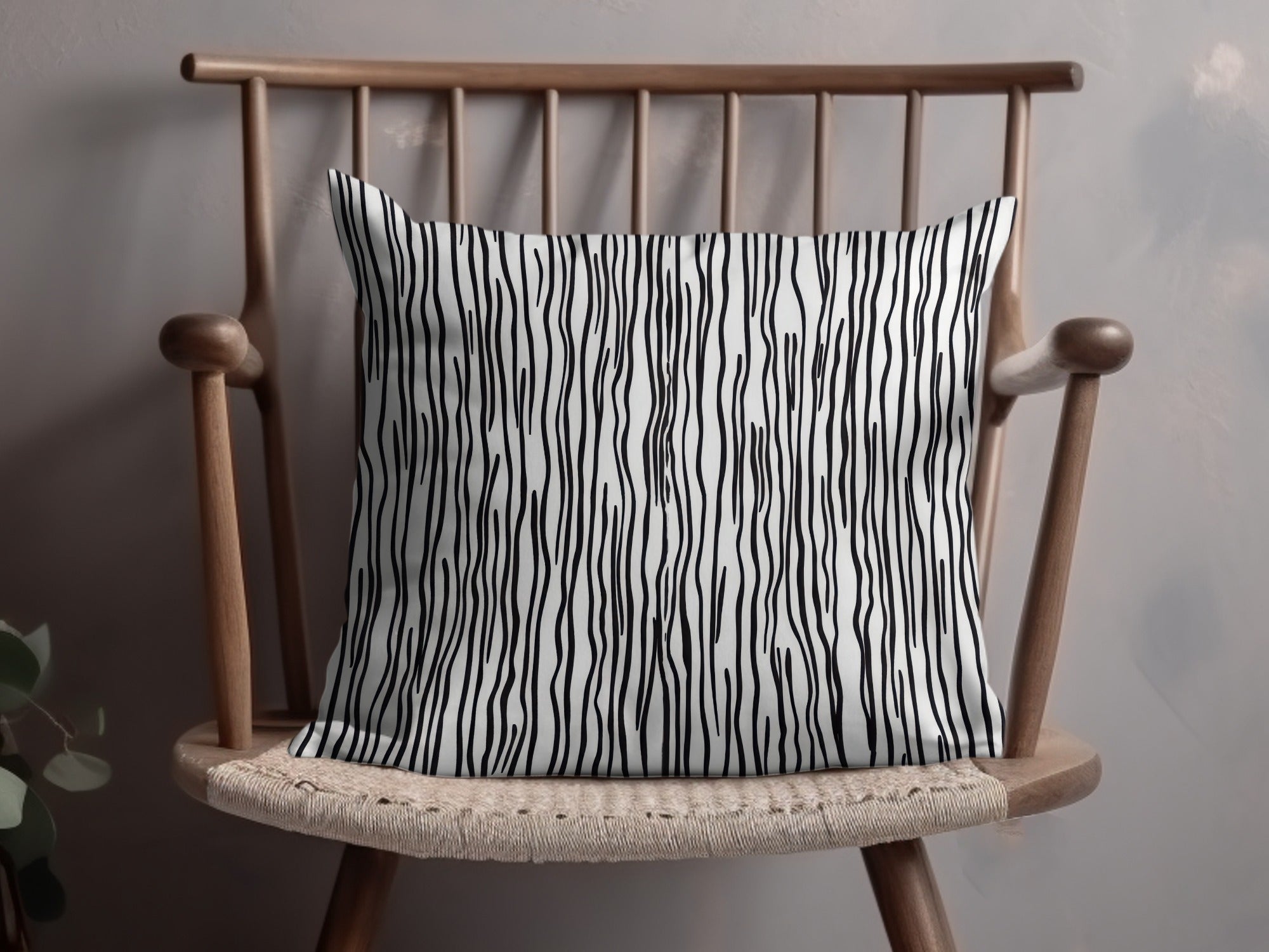 Black and White Wavy Lines Seamless Background Modern Pattern Abstract - Moore and Mountain