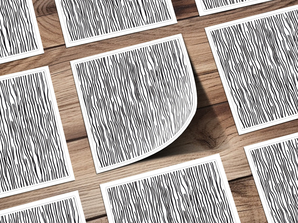 Black and White Wavy Lines Seamless Background Modern Pattern Abstract - Moore and Mountain