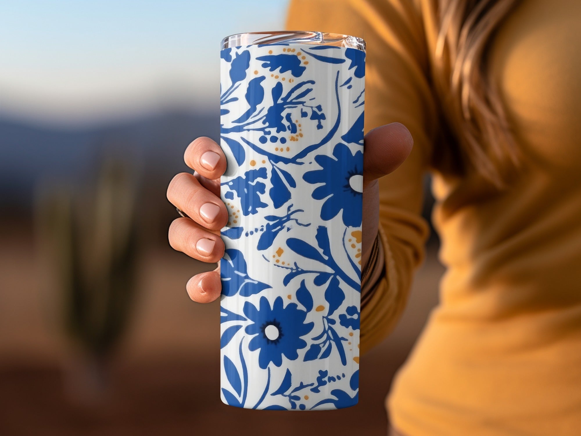 Blue Flower Chinoiserie Pattern Seamless Blue Toile Modern Pattern - Moore and Mountain