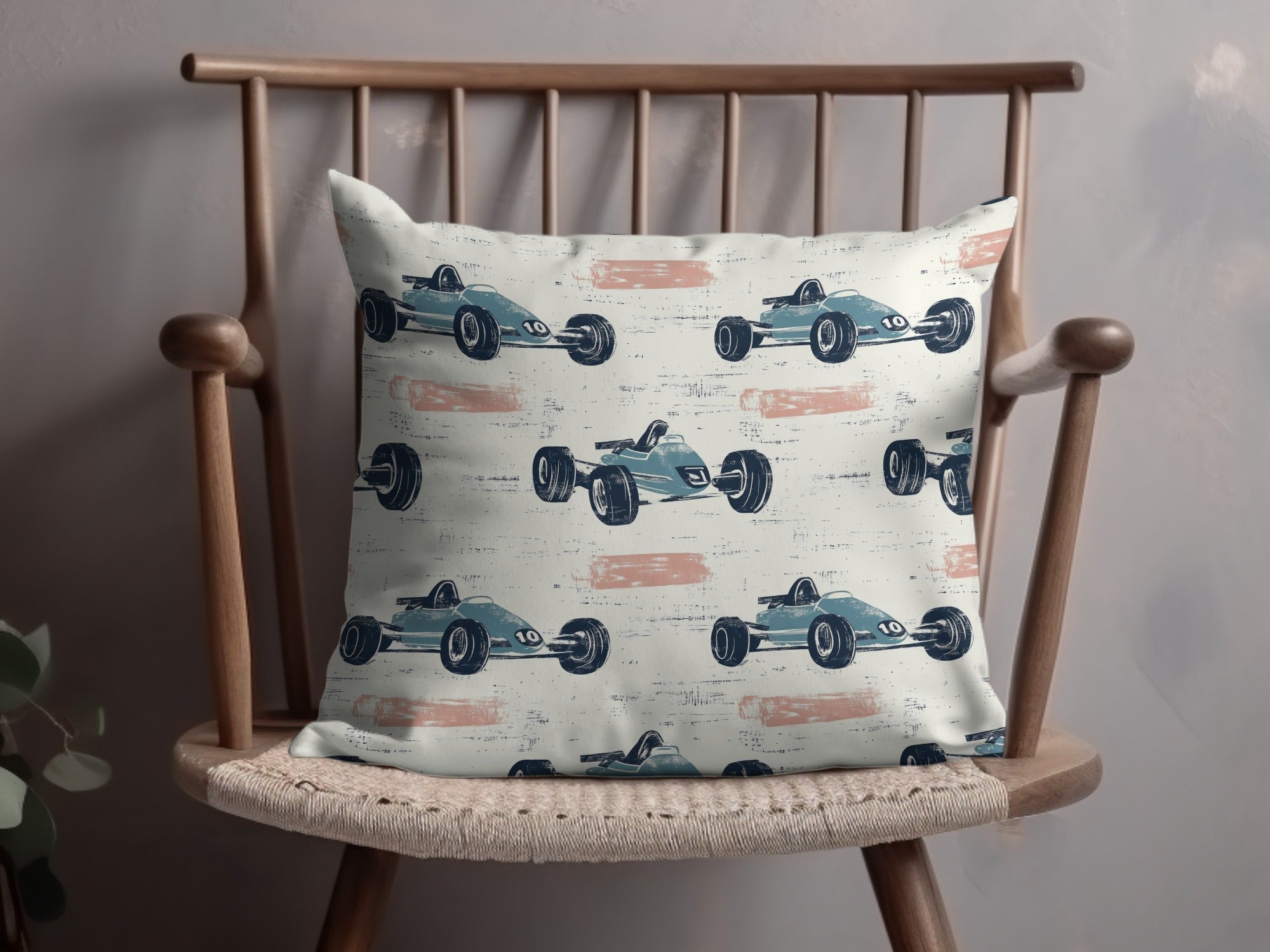 Blue Race Car Digital Paper, Pattern for Boys, Digital Download, Scrapbooking Paper, Kids Room Decor, Car Print, Vehicle Pattern - Moore and Mountain