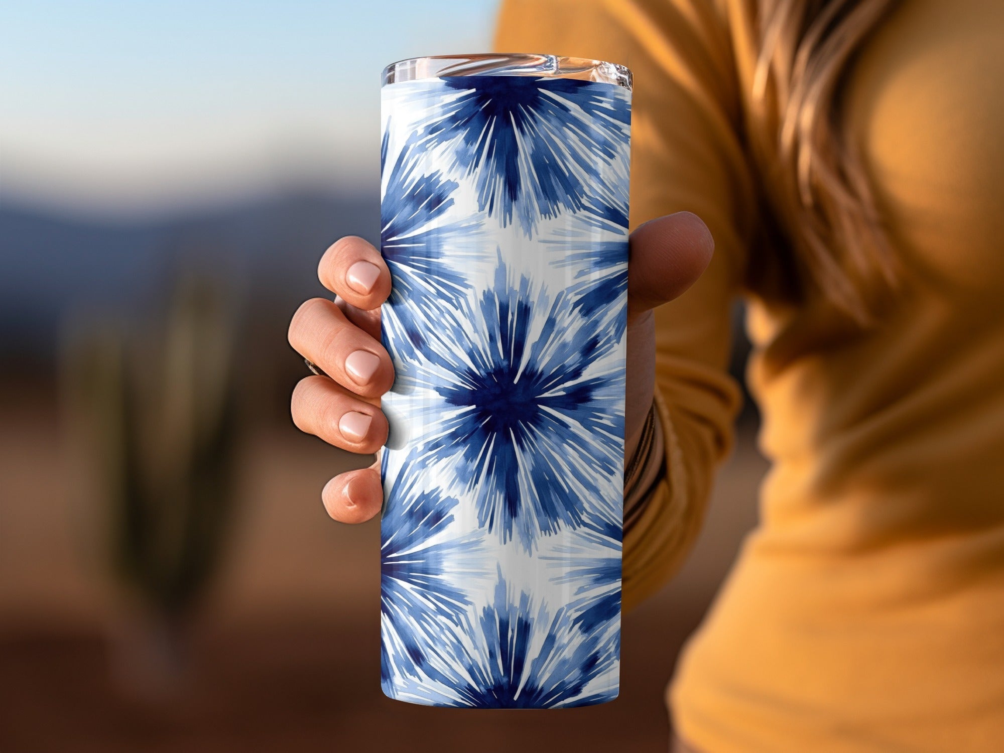 Blue Shibori Seamless Watercolor Geometric Pattern, Indigo Ink Digital Paper, Abstract Shibori Design, Seamless Digital Pattern - Moore and Mountain