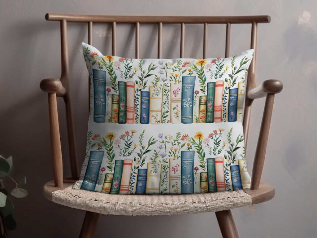 Books Flowers and Plants Watercolor Style Art Digital - Moore and Mountain