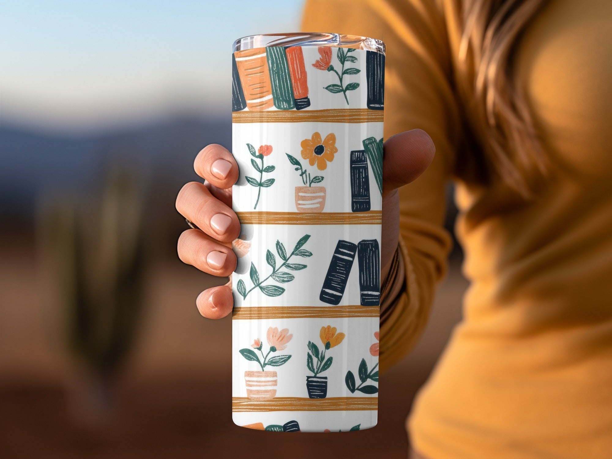 Bookshelf Seamless Pattern, Globe Floral Digital Paper, Reading Teacher Clipart, Cute Background, Scrapbook Paper, Repeat Pattern - Moore and Mountain