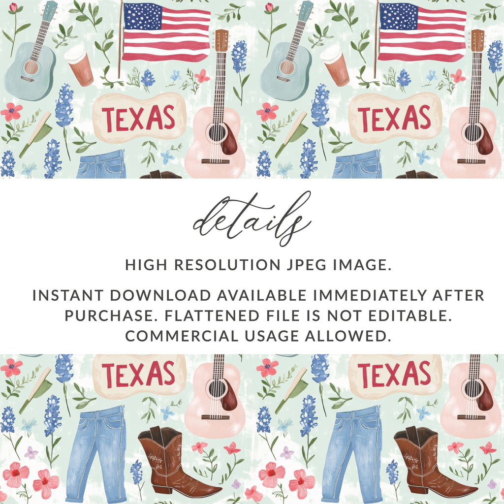 Texas Themed High Resolution JPEG Download Image