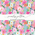Vibrant Floral Seamless Pattern by Moore & Mountain