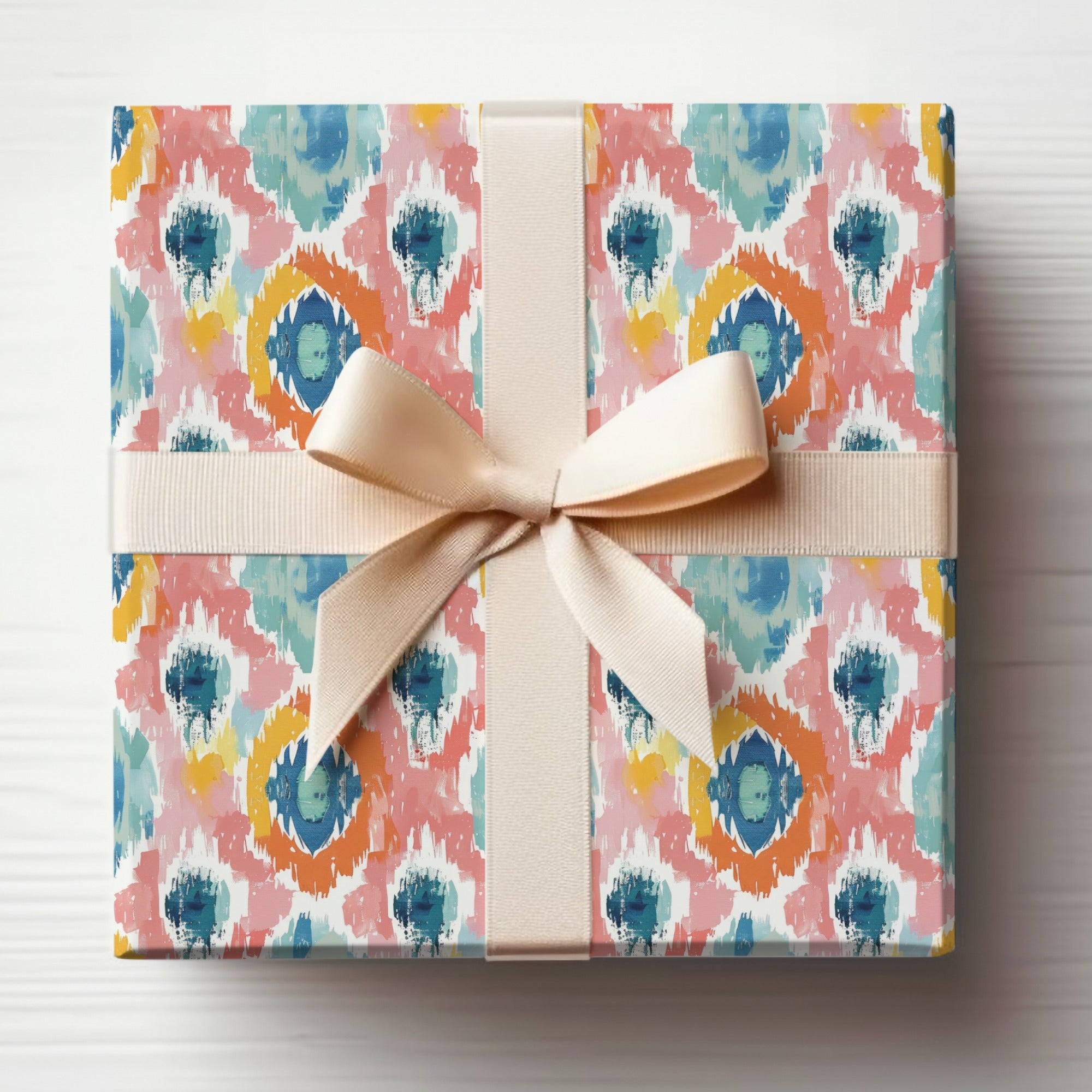 Colorful Abstract Pattern Gift Wrapping Paper