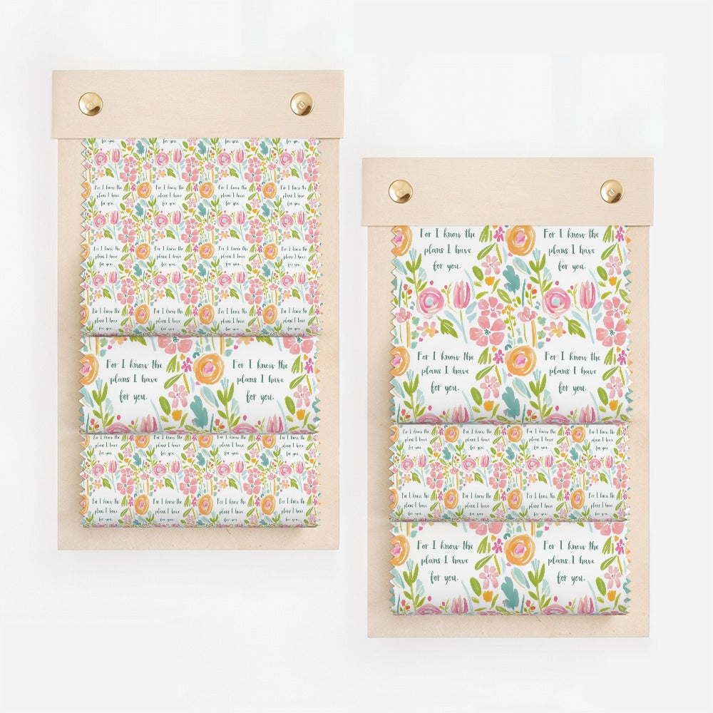 For I Know the Plans I Have for You Floral Print Product
