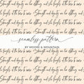 Strength and Dignity Seamless Pattern by Moore & Mountain