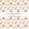 Cute Bunnies Floral Seamless Pattern BY MOORE & MOUNTAIN product type