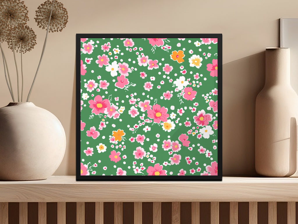 Vibrant Floral Decorative Wall Art for Home Decor