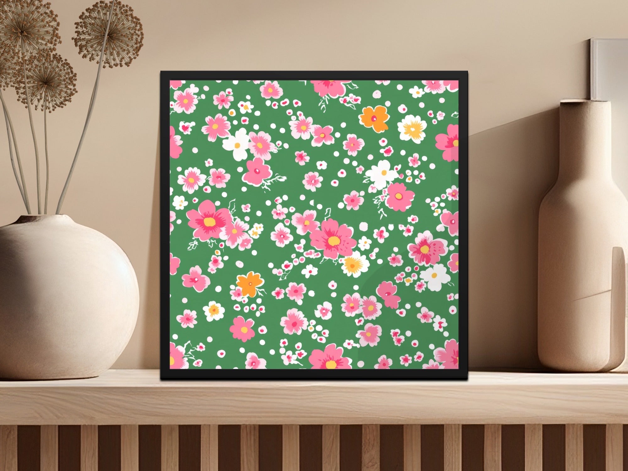 Vibrant Floral Decorative Wall Art for Home Decor
