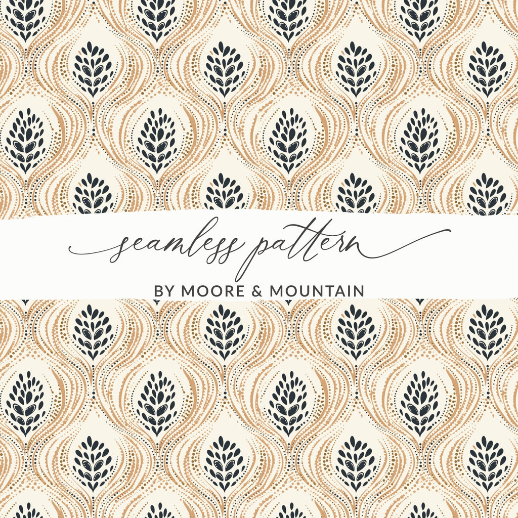 Elegant Leaf Pattern by Moore & Mountain product