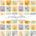 Colorful Vintage Floral Seamless Pattern by Moore & Mountain