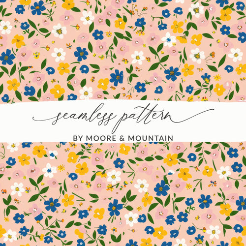 Seamless Pattern by Moore and Mountain Floral Design