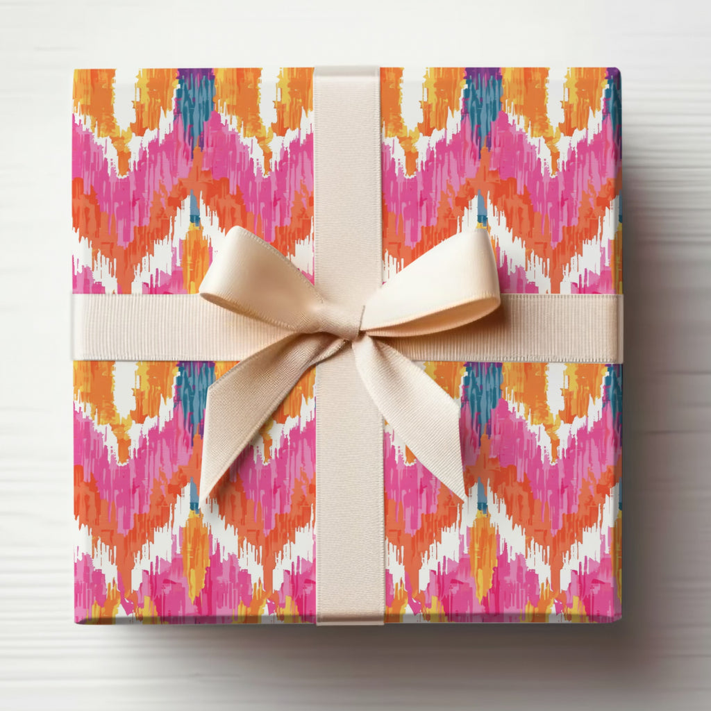 Colorful Geometric Pattern Gift Wrap product