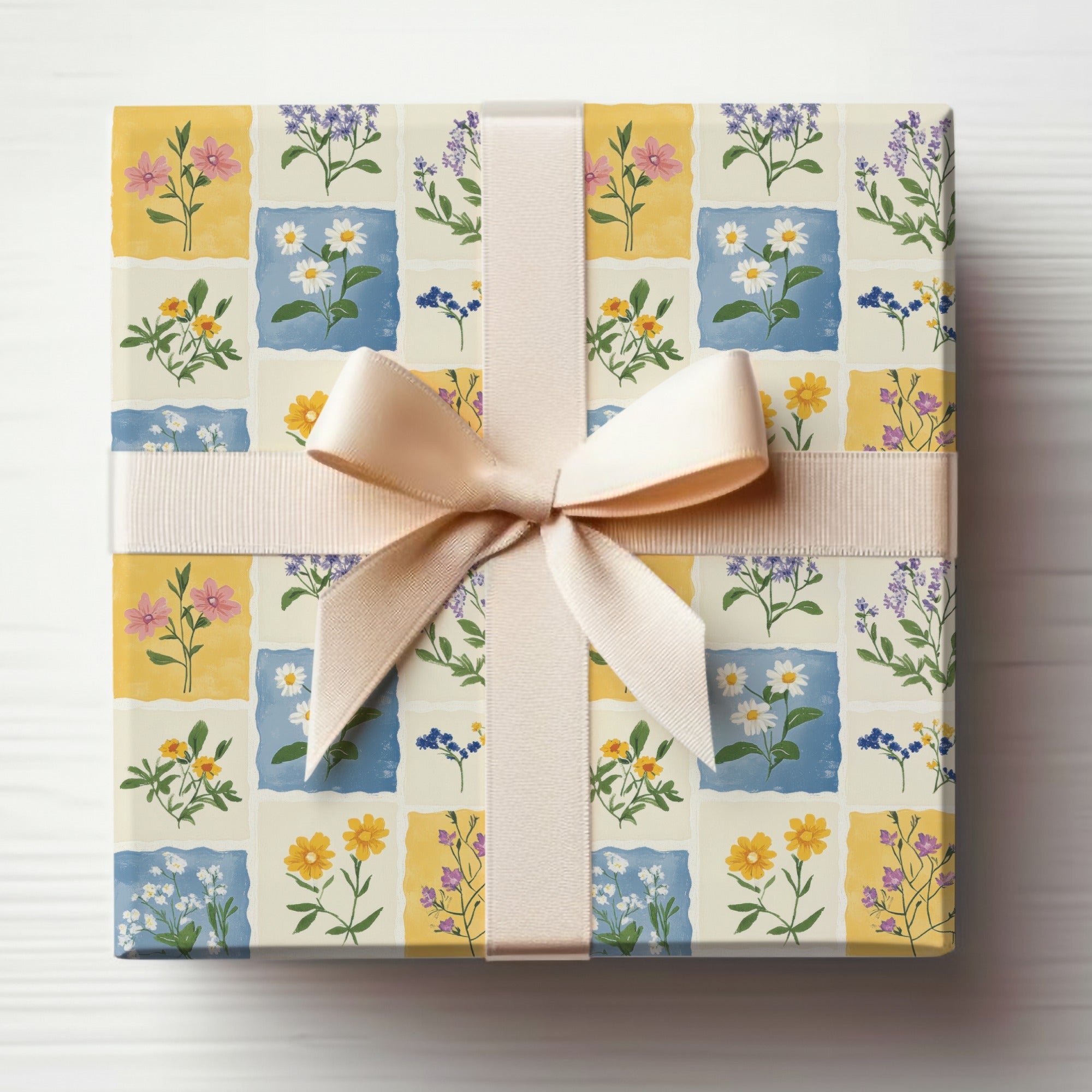 Botanical Medley Square Pattern Floral Design product type