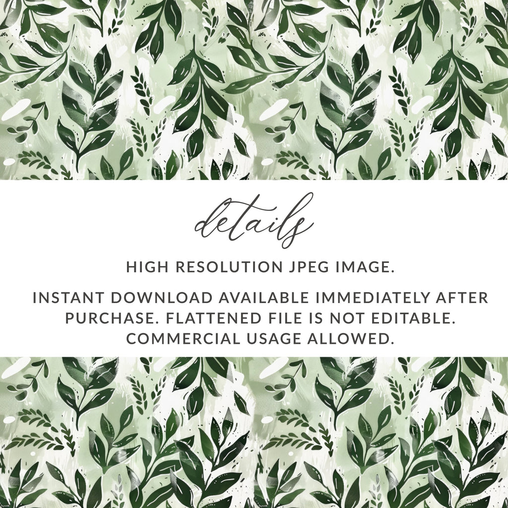 High Resolution Green Leaves Instant Download Image