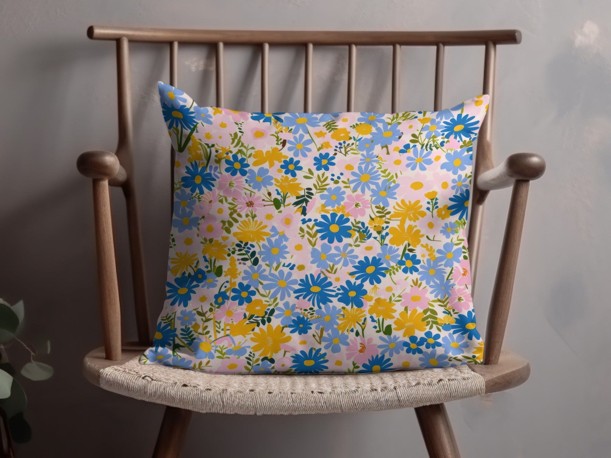 Colorful Floral Pattern Decorative Pillow product