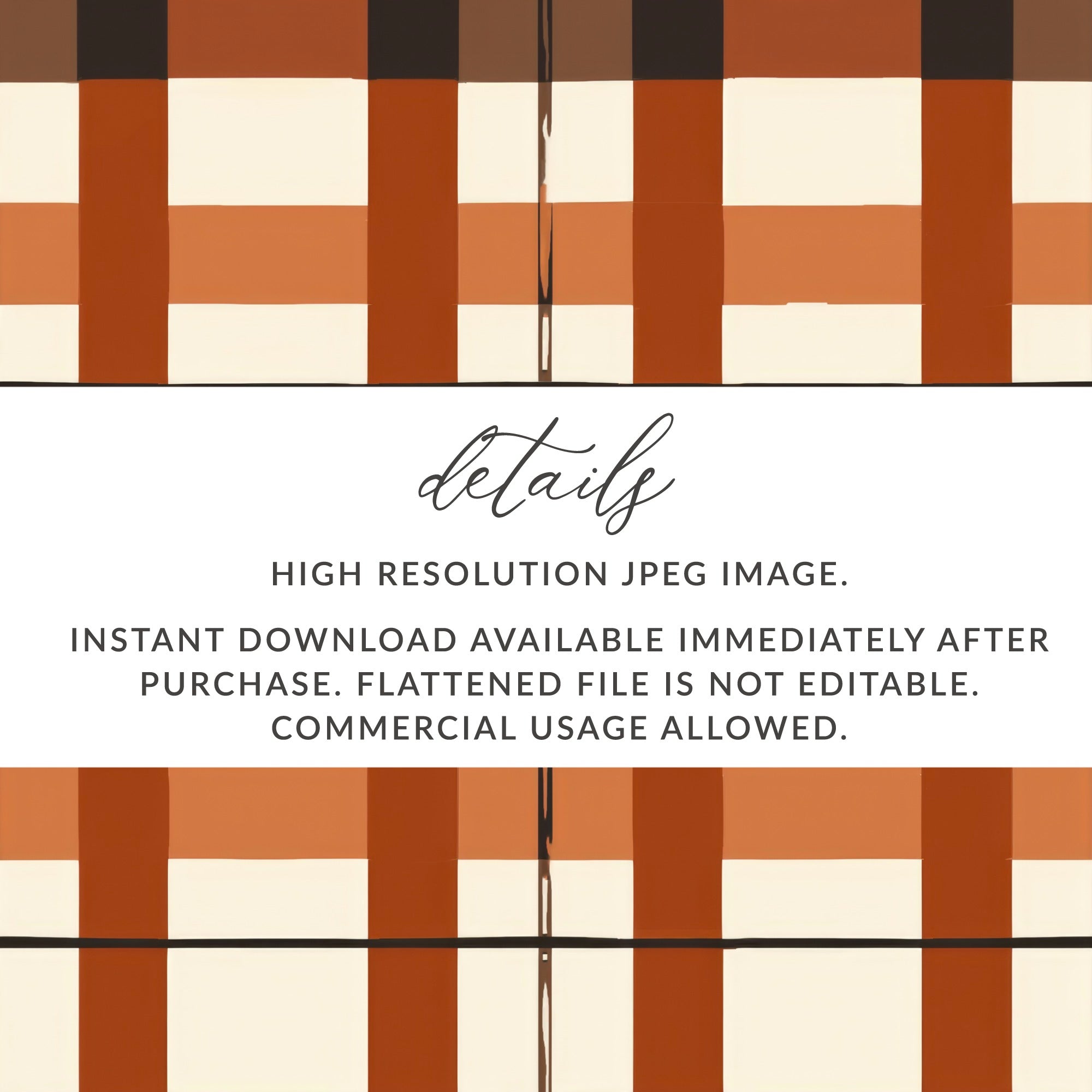 High Resolution Plaid Pattern Digital Download