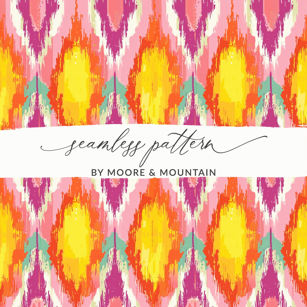 Colorful Tribal Seamless Pattern By Moore & Mountain