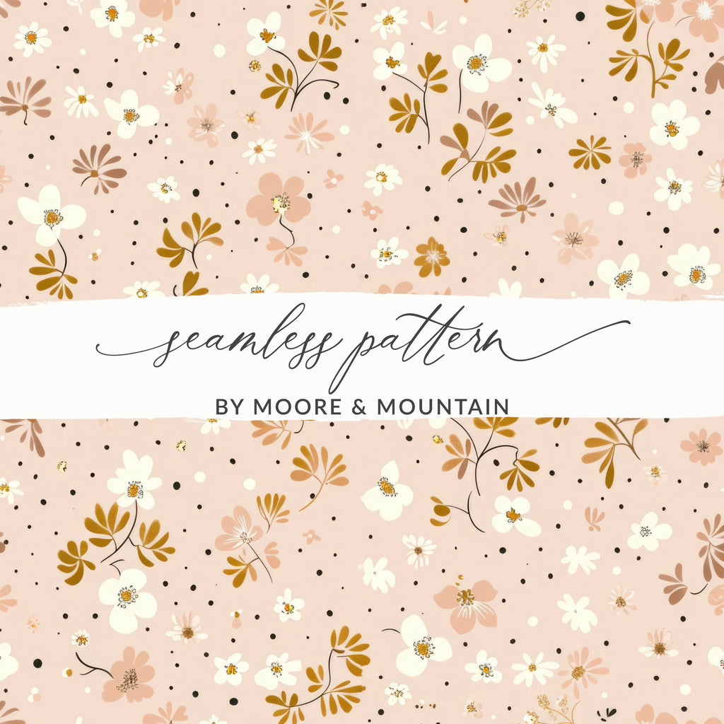 Seamless Floral Pattern by Moore & Mountain design