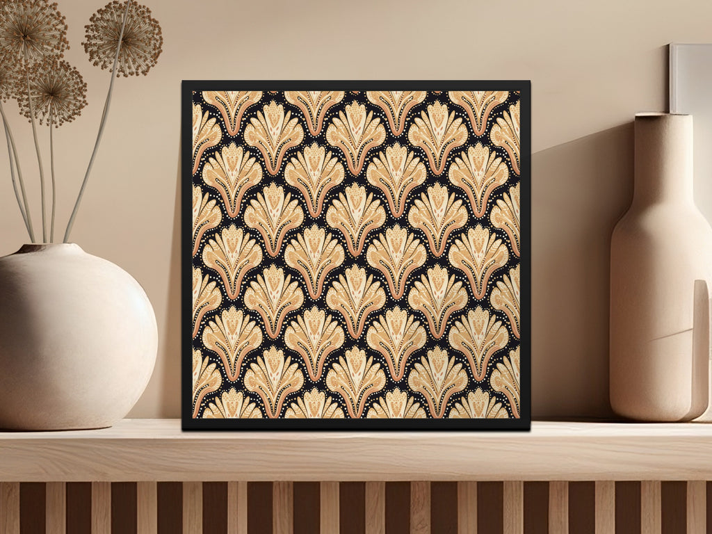 Elegant Black and Gold Decorative Wall Art Product