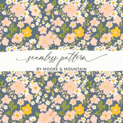 Beautiful Floral Seamless Pattern by Moore & Mountain
