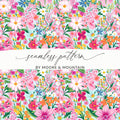 Vibrant Floral Seamless Pattern by Moore & Mountain