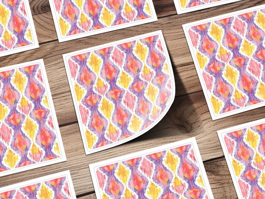 Vibrant Abstract Pattern Wall Art Print Décor Item