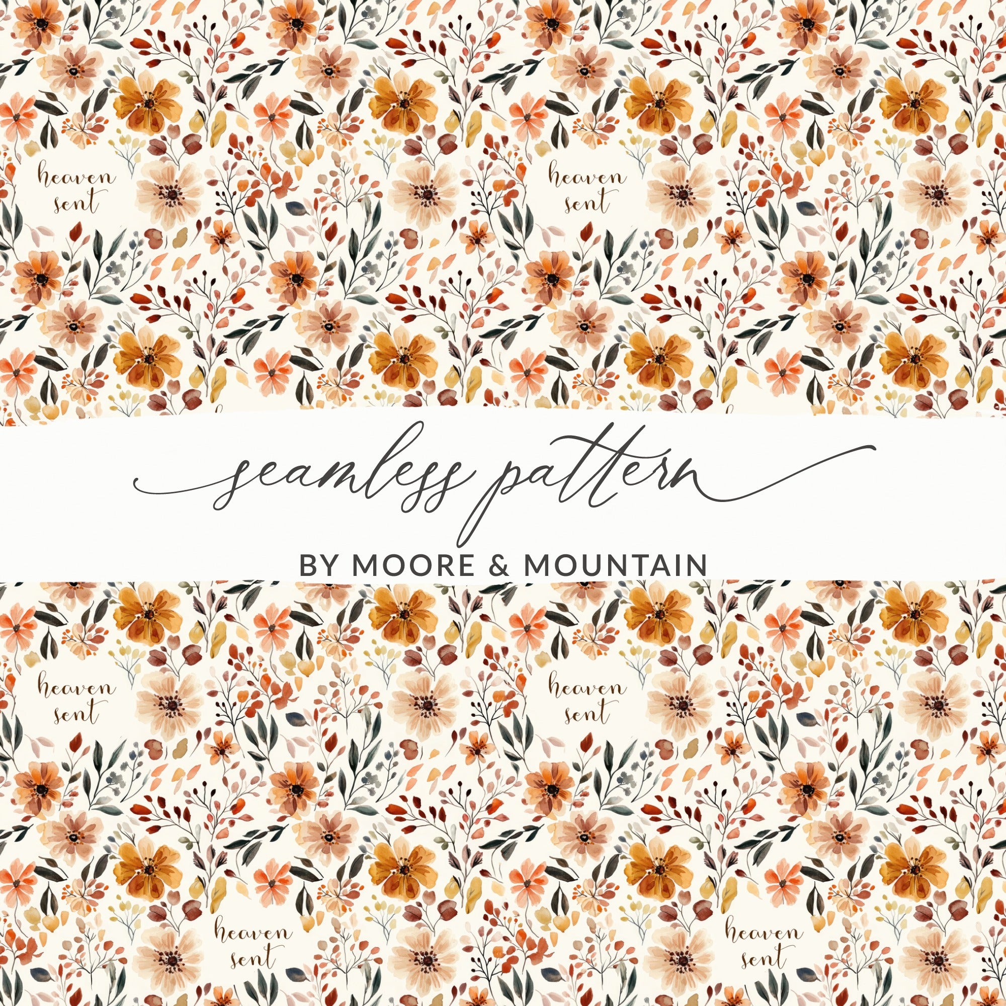 Floral Heaven Sent Pattern by Moore & Mountain Design