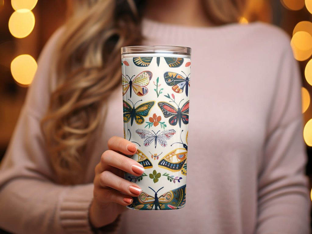 Colorful Butterfly Pattern, Digital Paper, Insect Art, Seamless Pattern Design, Butterflies Printable Art, Scrapbook Paper Download - Moore and Mountain